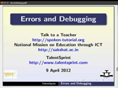 Errors and Debugging in Eclipse - thumb