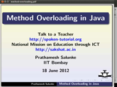 Method overloading - thumb