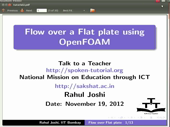 Flow over a flat plate - thumb