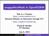 Introduction to SnappyHexMesh - thumb