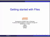 Getting started with files - thumb