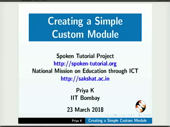 Creating a simple custom module - thumb